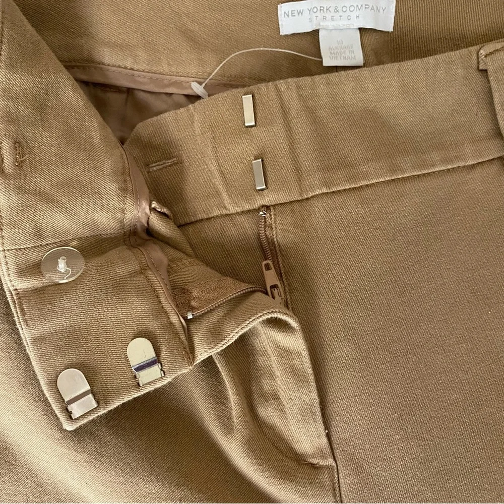 New York & Company Khaki Skinny Ankle Pants - Picture 8 of 11